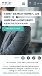 Mobile Screenshot of master-hr.de